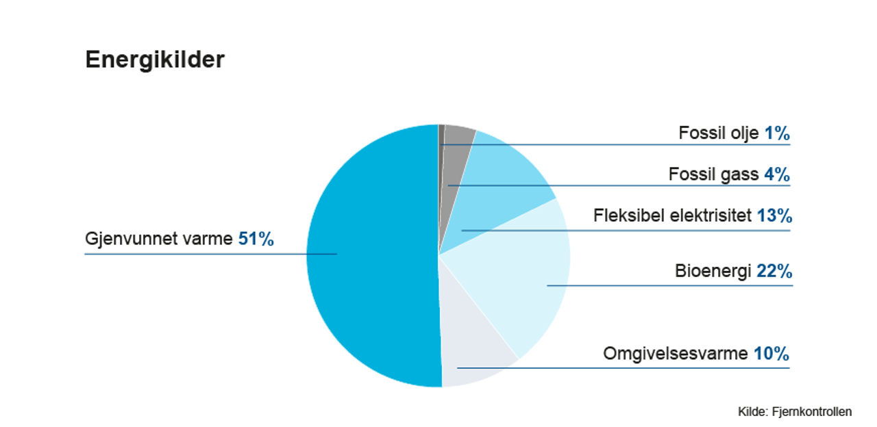 Energikilder for fjernvarme